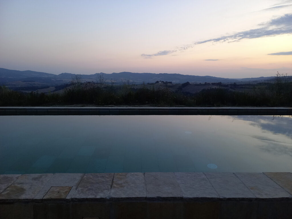 Evening swim, Gello pool